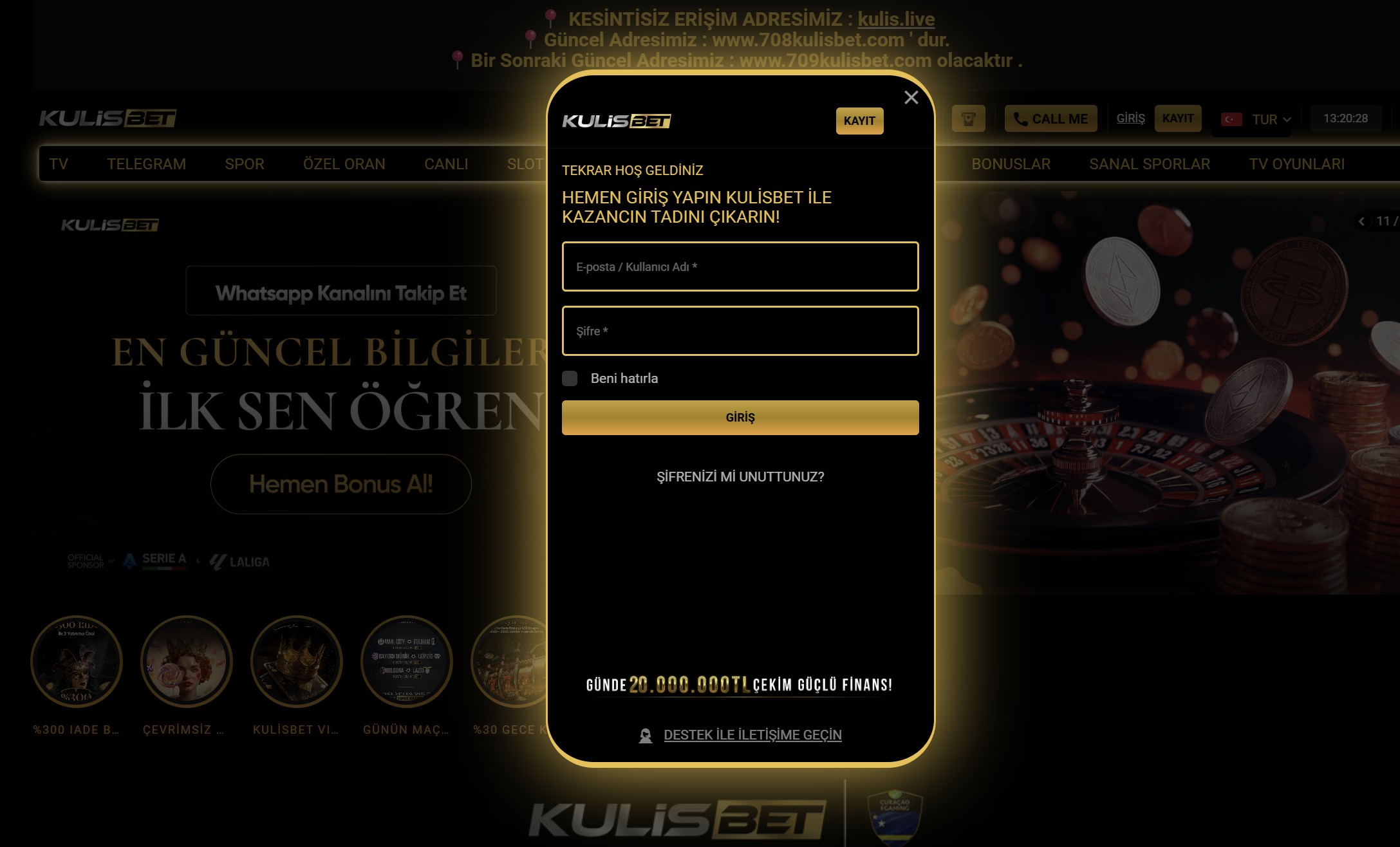 kulisbet yeni giriş